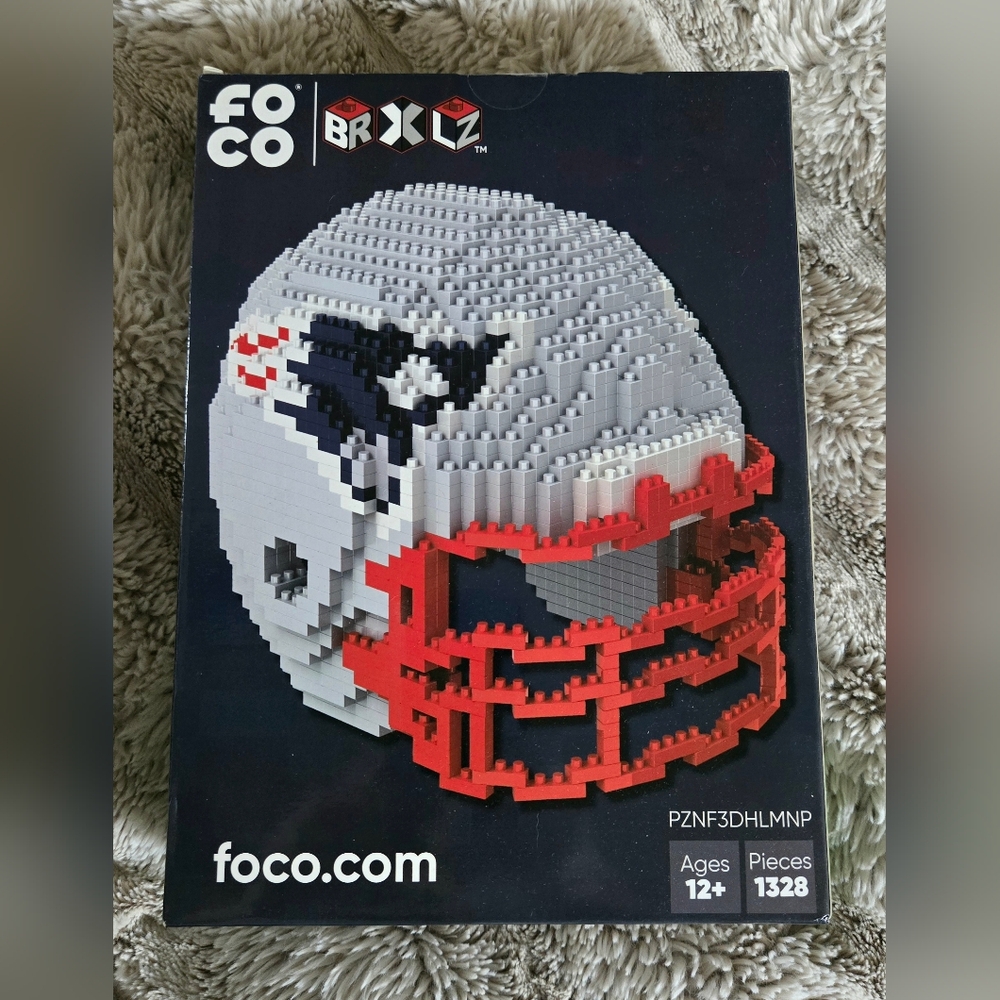 Patriots Helmet Building Brix Set